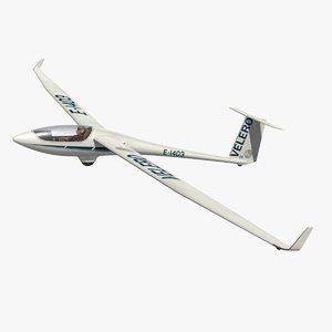 glider 3D model