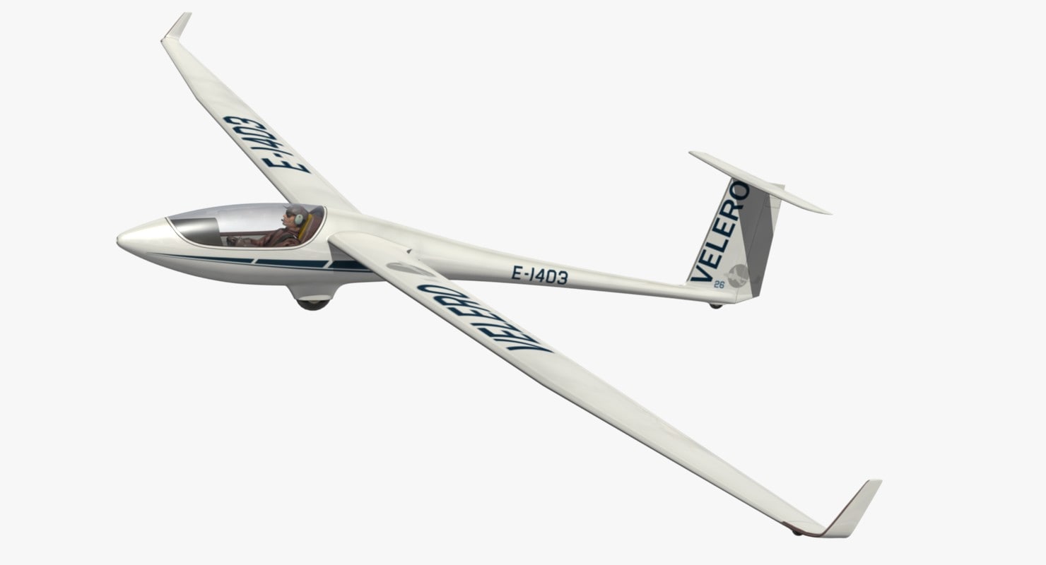 Glider 3D model - TurboSquid 1190181