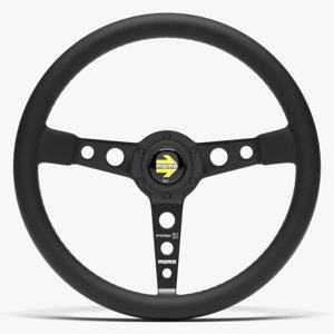 3D momo prototipo steering wheel model