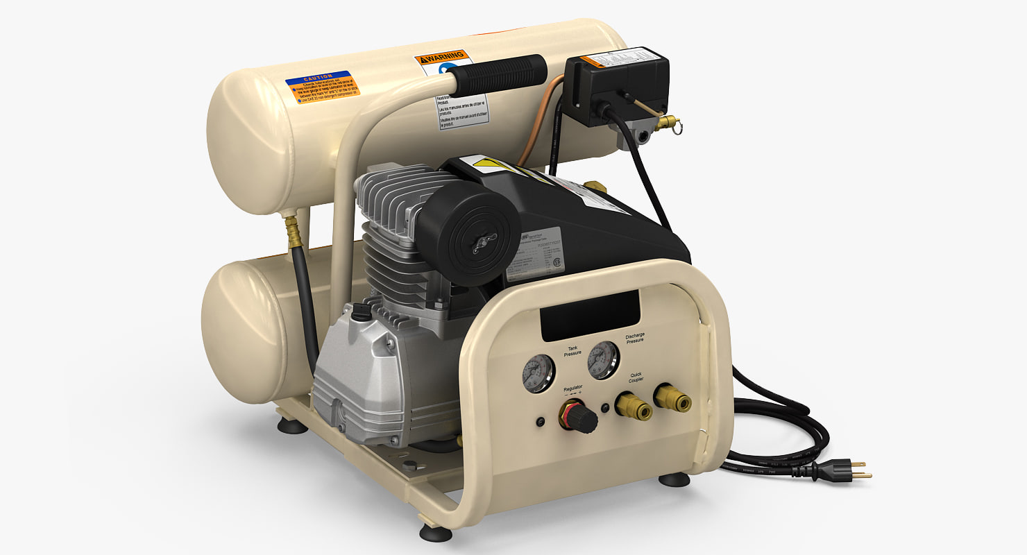 Ingersollrand portable air compressor 3D TurboSquid 1190258