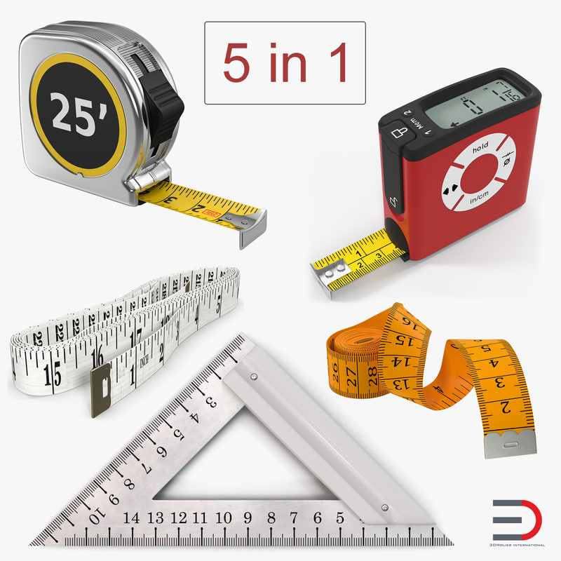 3D measure tools 3 model - TurboSquid 1190472