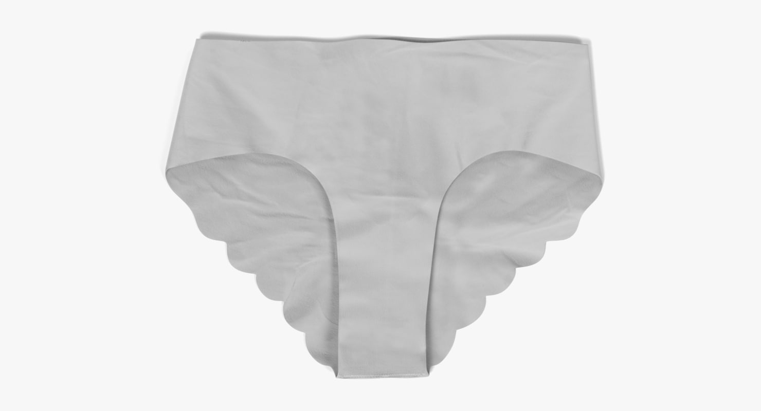 White Panties 3D Model - TurboSquid 1190478