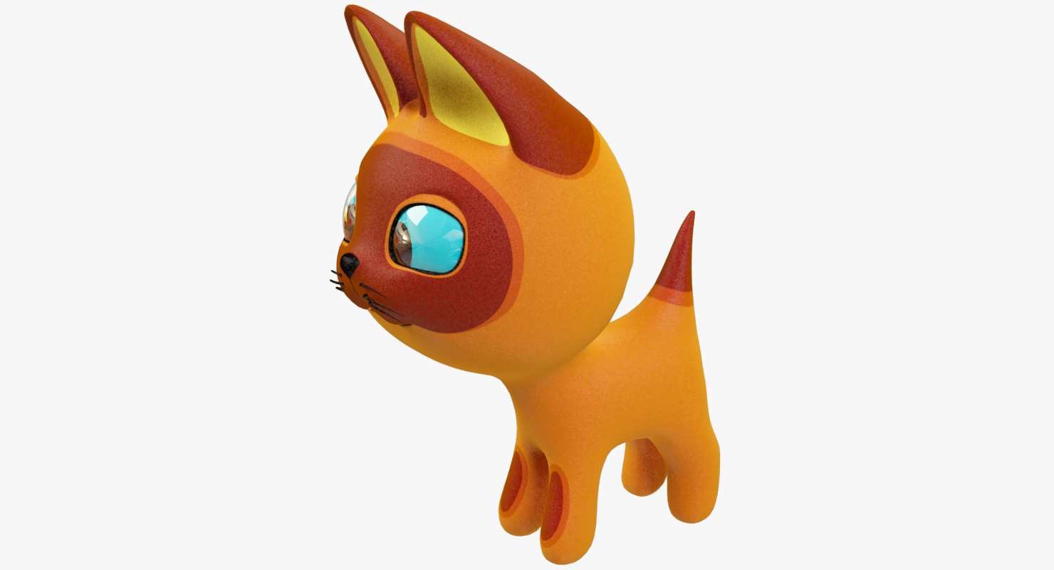 卡通凯蒂3d模型