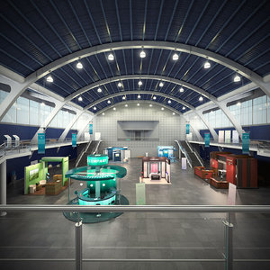 exhibition hall model