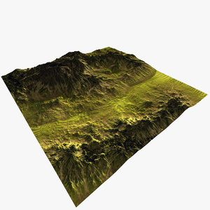 terrain ready 3D model