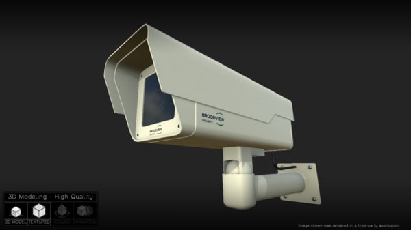security camera 3D model