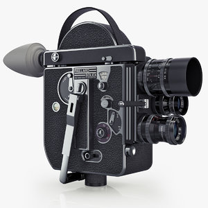 3D vintage film camera paillard bolex model