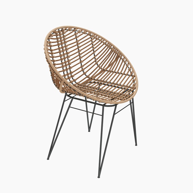 3D model rattan nature modern chair - TurboSquid 1191185