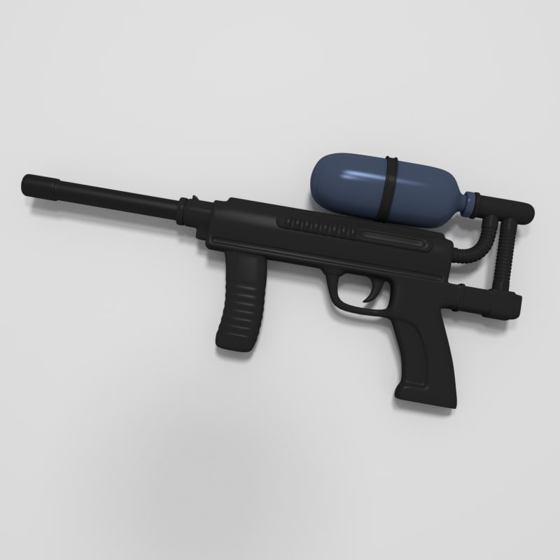 3D paintball gun TurboSquid 1191188