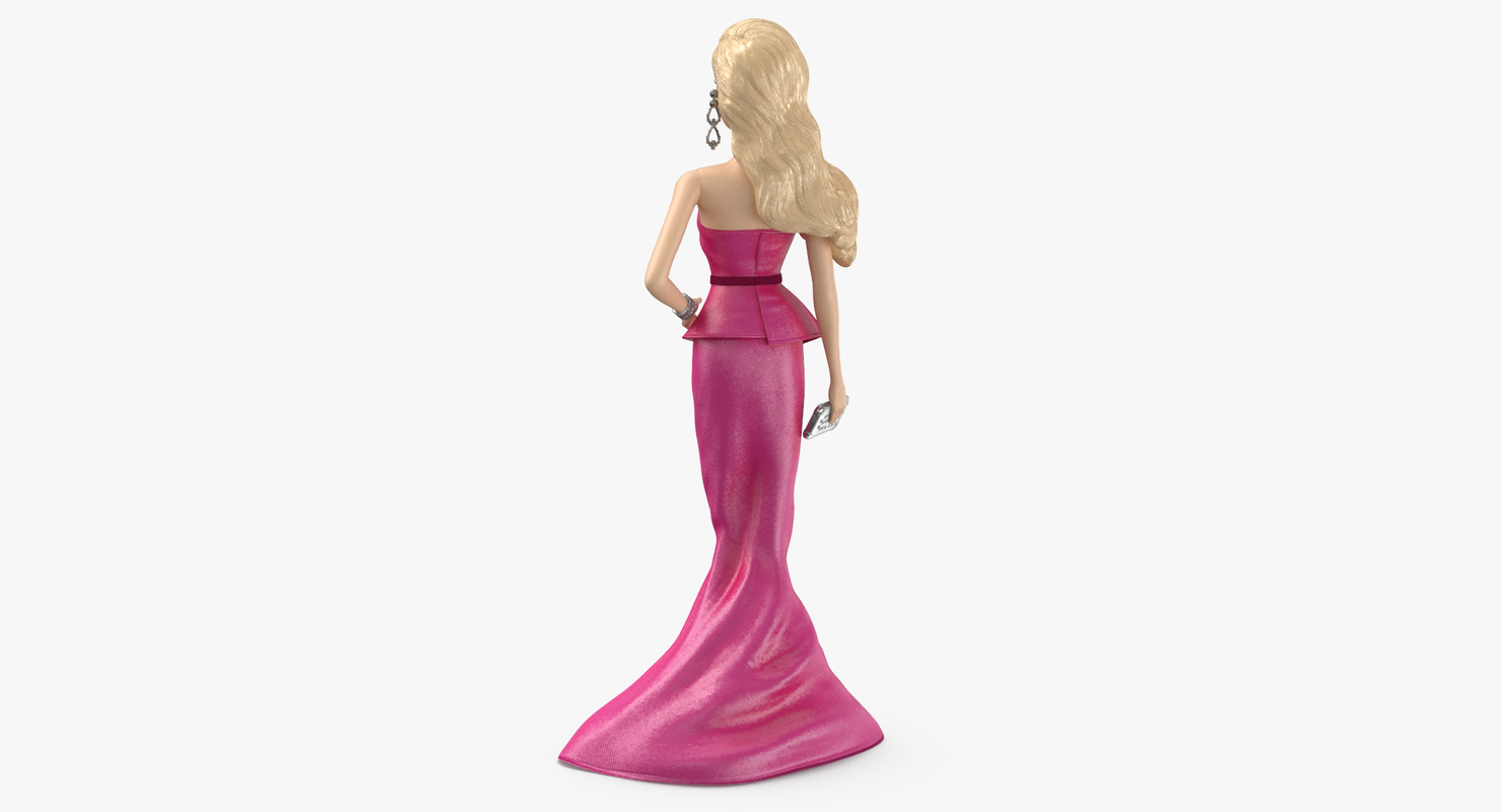 Barbie dolls 01 3D model TurboSquid 1191238