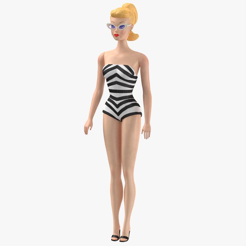 Barbie dolls 01 3D model - TurboSquid 1191238