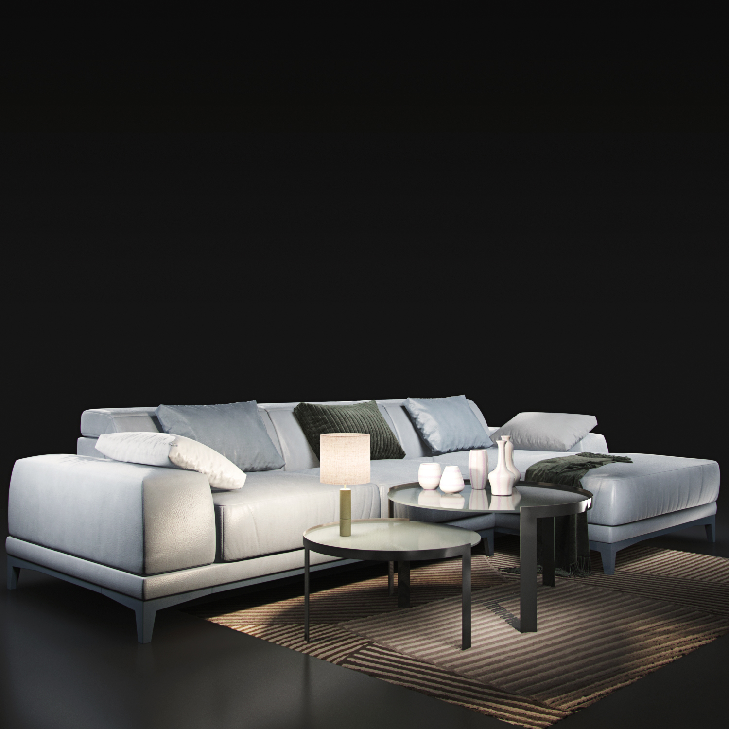 Sofa natuzzi 2826 3D model TurboSquid 1191321