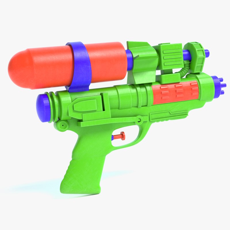 Water gun 3D model - TurboSquid 1191336