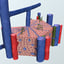 3D realistic liver lobule anatomy model