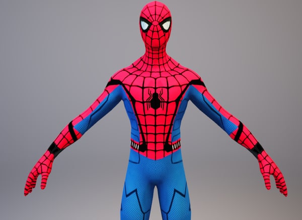 spider-man homecoming 3D model
