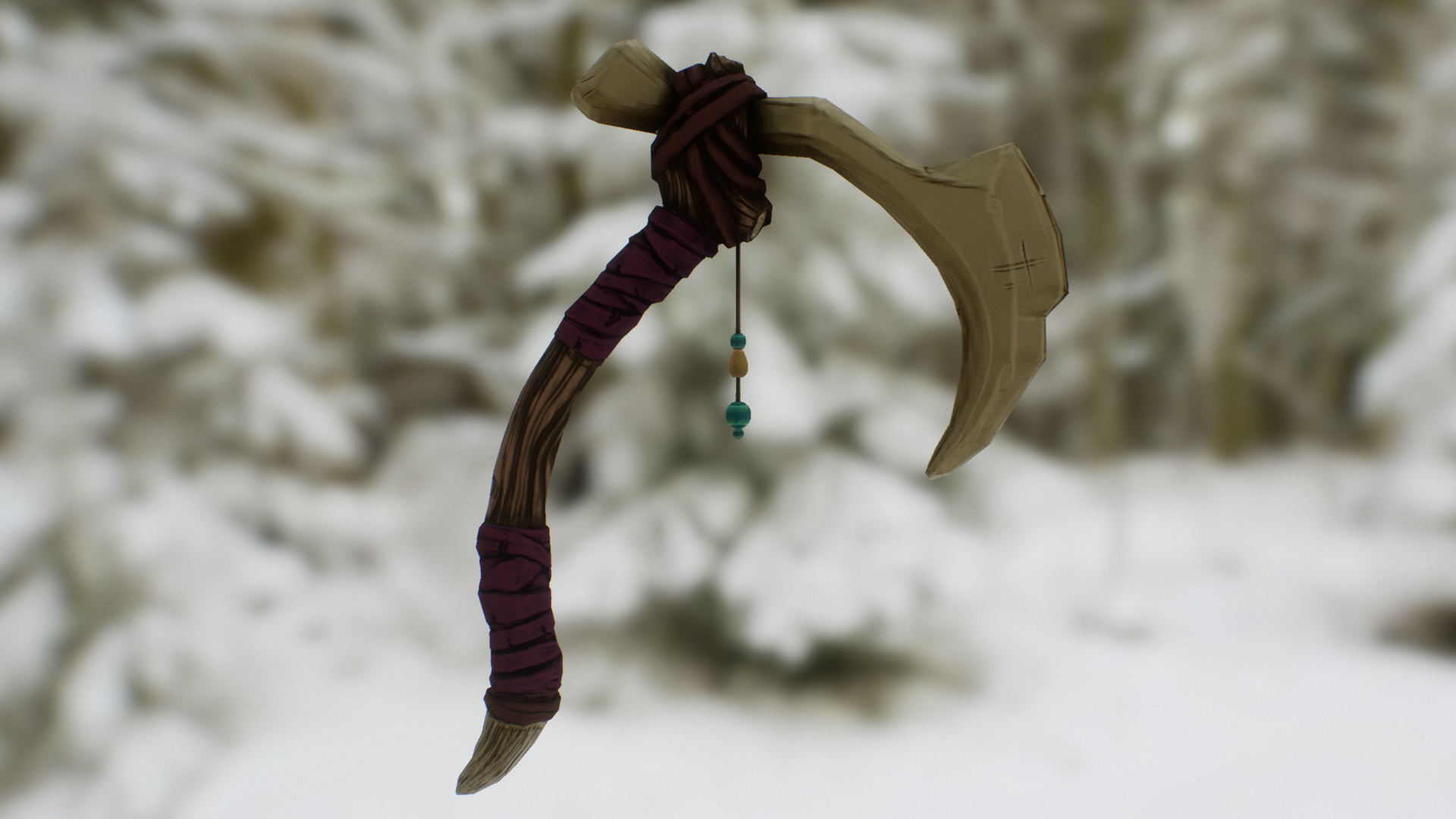 3D Bone Scythe TurboSquid 1191375   Z 