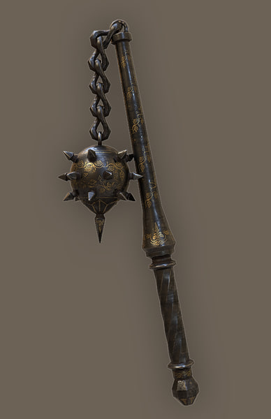 antique flail model