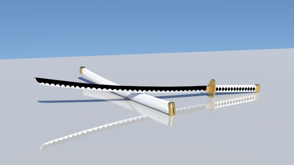 Wado ichimonji sword roronoa 3D model - TurboSquid 1191440