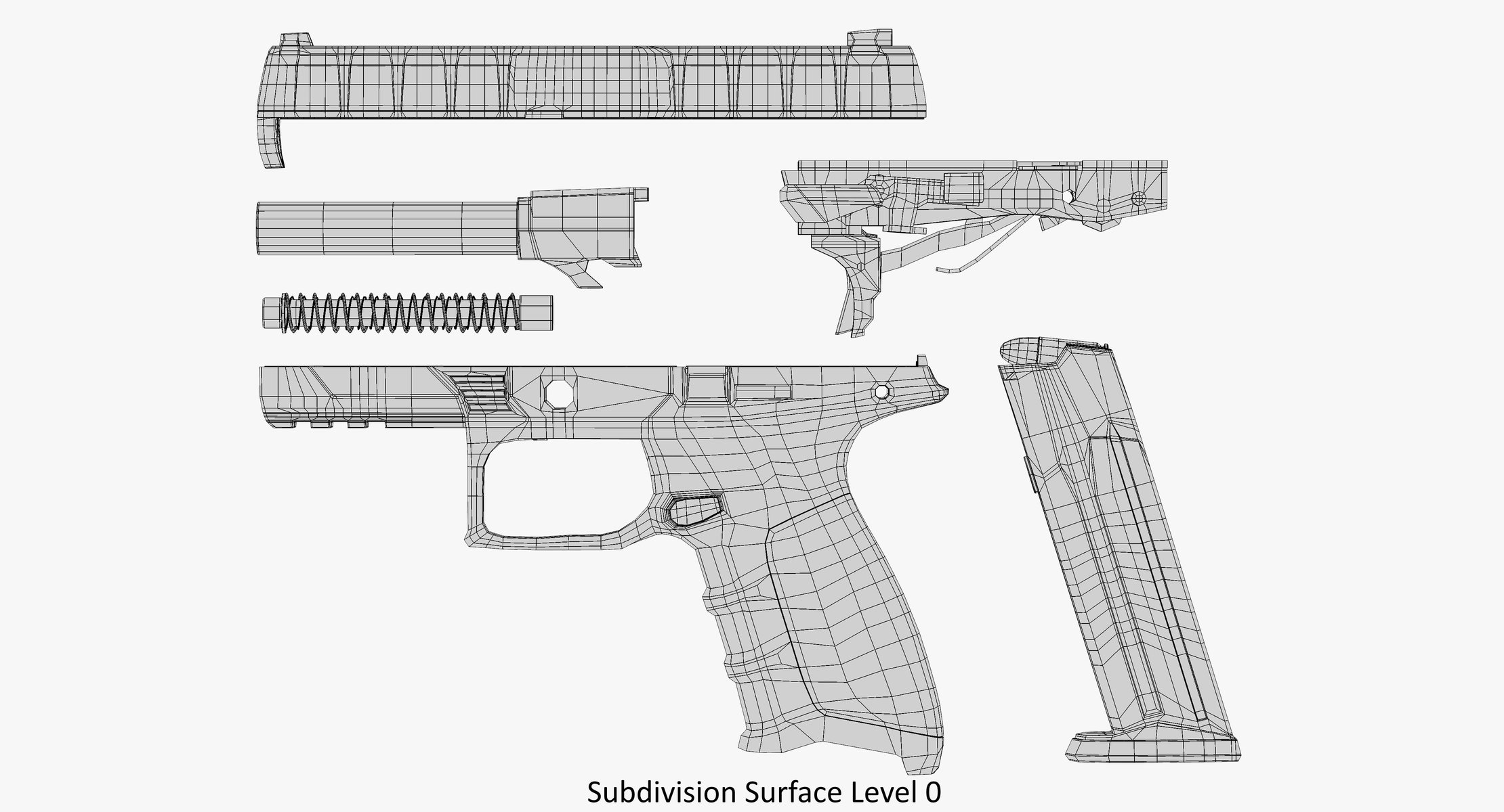 Beretta apx model - TurboSquid 1191569