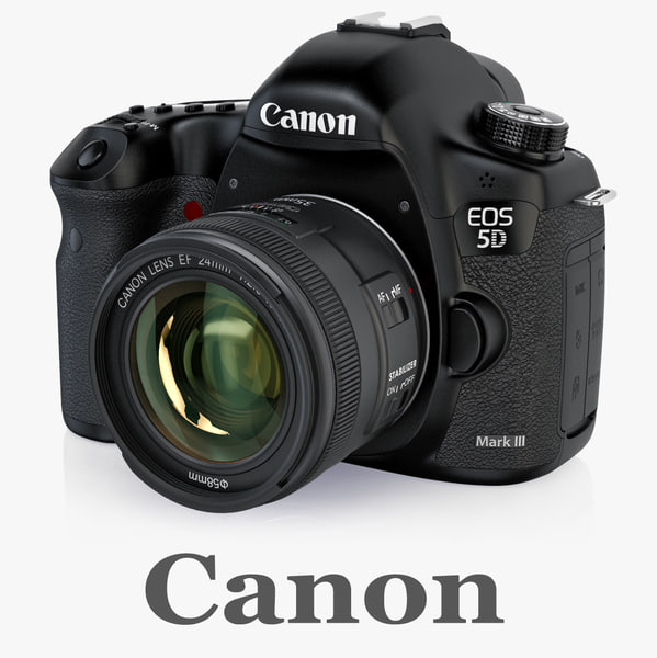 Canon eos mark iii 3D model - TurboSquid 1191679