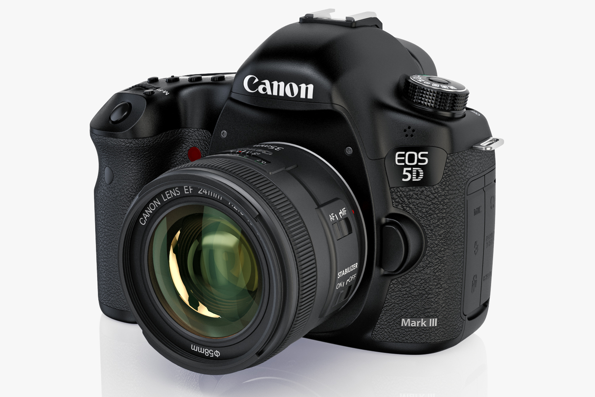Canon eos 5d mark iii 3D model - TurboSquid 1191679