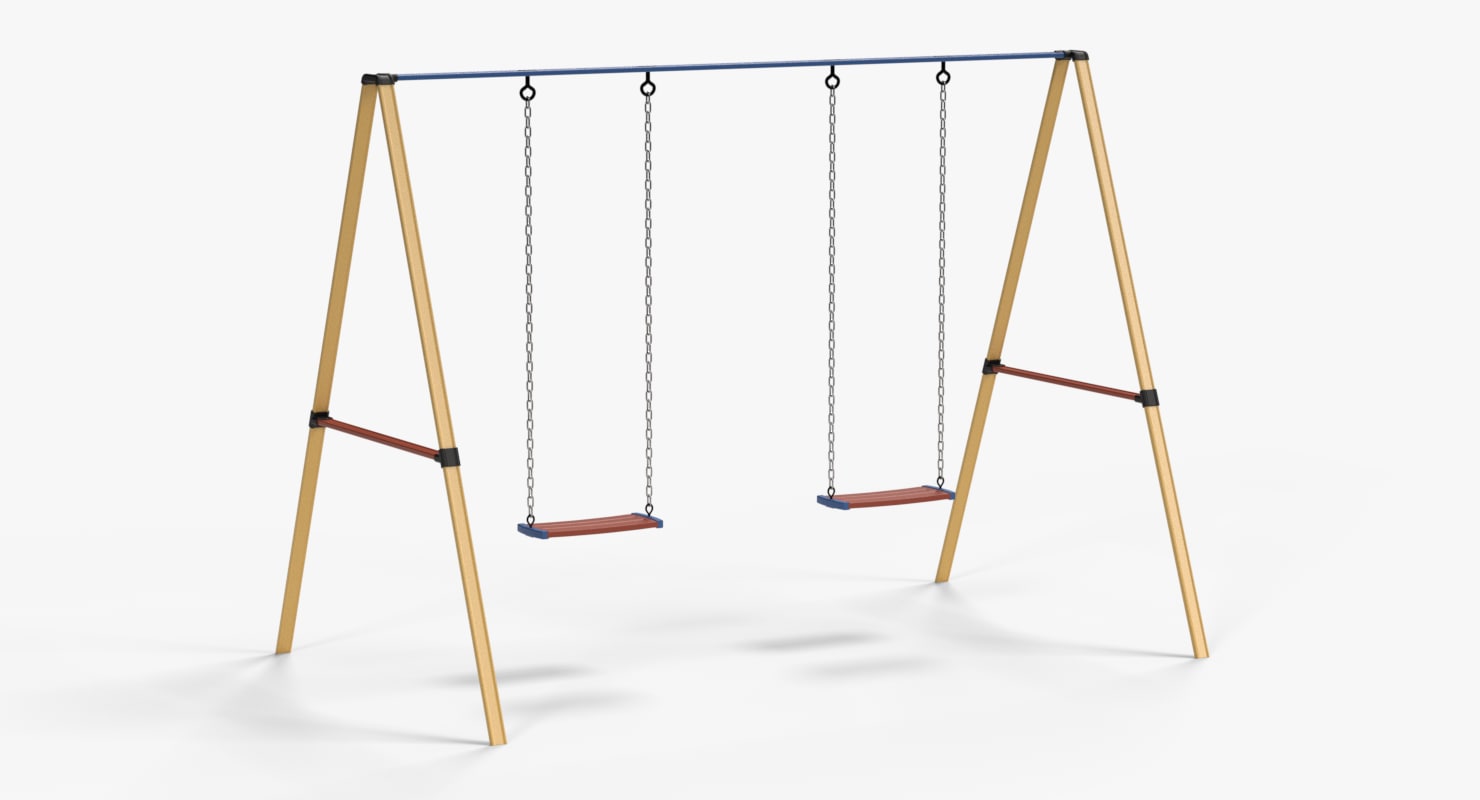 3D swing set TurboSquid 1191688