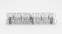 barbed wire obstacle 3D