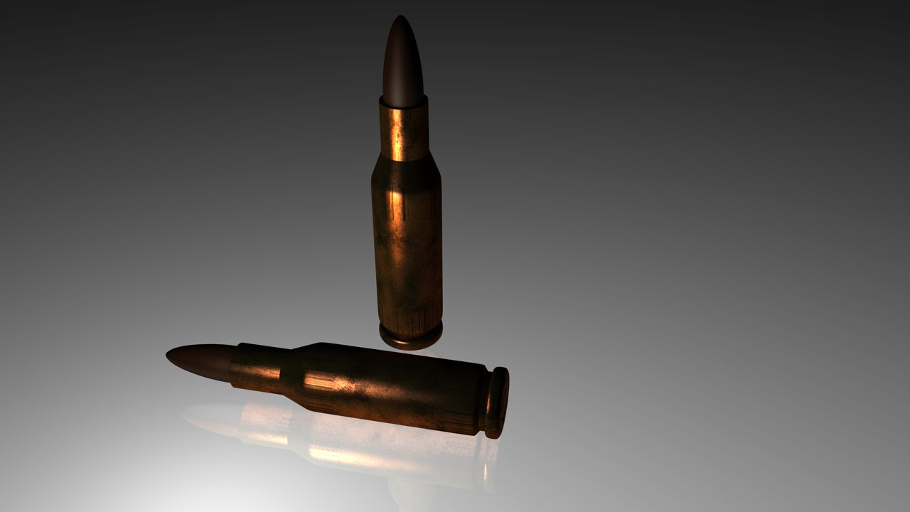 bullets blender 3d models
