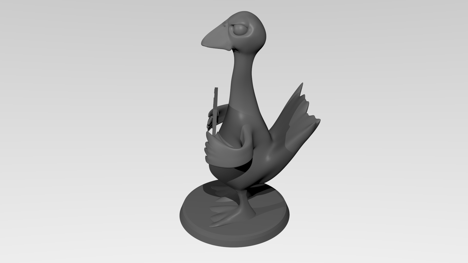 Goose gangster printable 3D model - TurboSquid 1191857