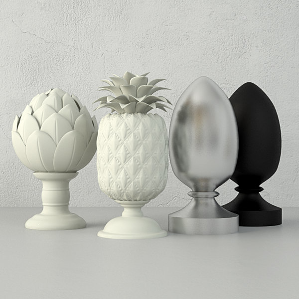 Decorative ornaments zara home 3D model TurboSquid 1191948
