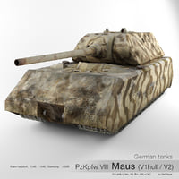 German tank PzKpfw VIII Maus (V1/V2)