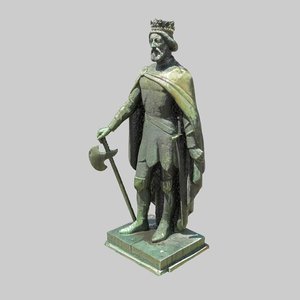 bronze statue 3D model