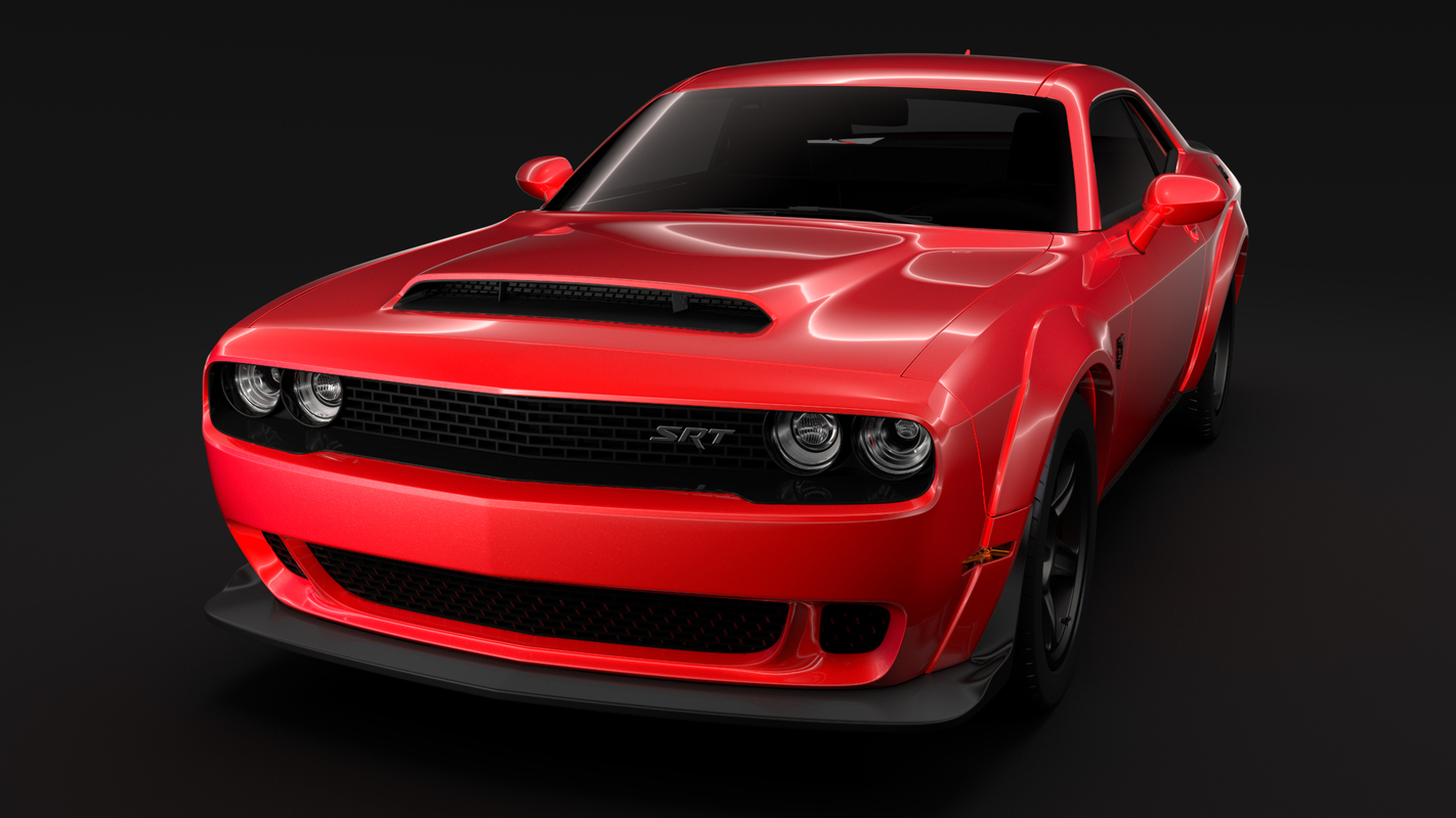 Dodge challenger 3d model