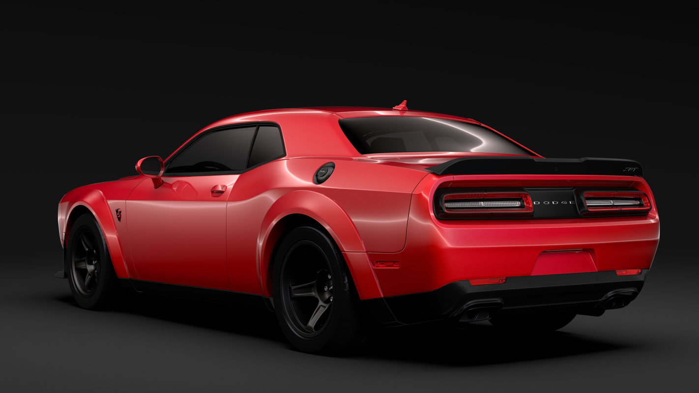 Dodge challenger 3d model