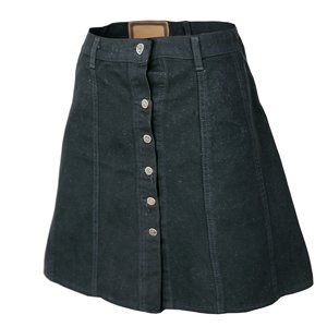button front skirt 3d