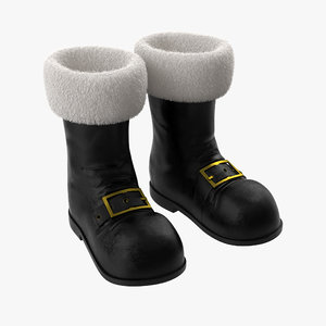 3D santa boots