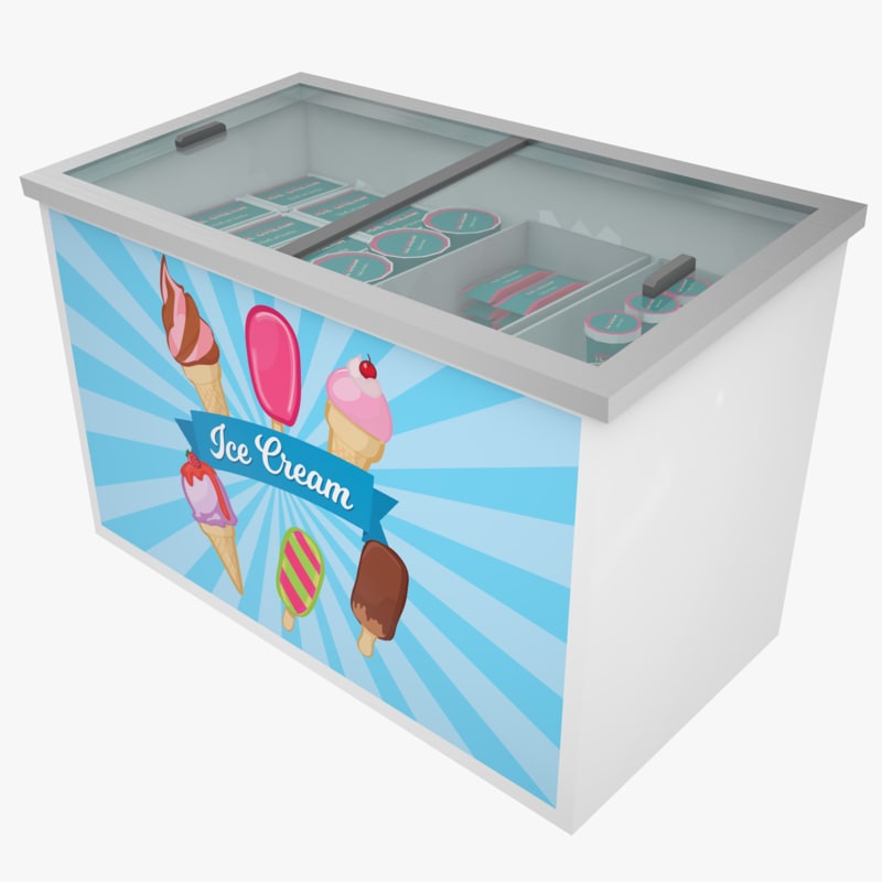 Ice cream freezer 3D model TurboSquid 1192409