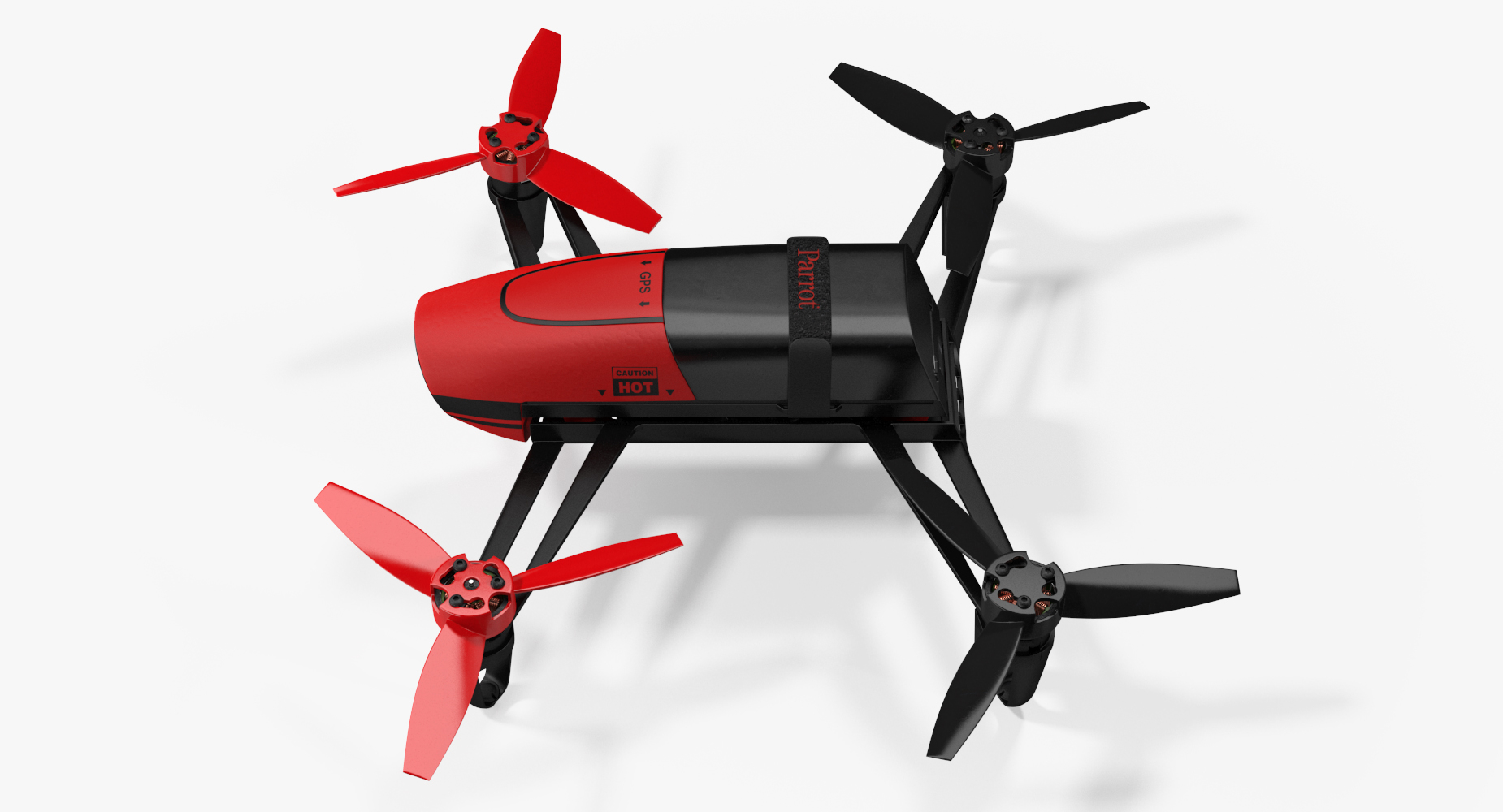 modelo 3d Loro Bebop Quadcopter Drone - TurboSquid 1192466