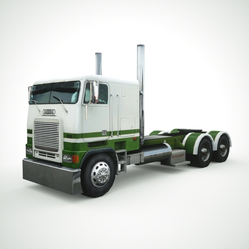 Freightliner flb model - TurboSquid 1192622