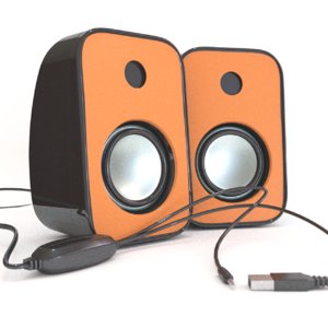 speaker laptop 3D model