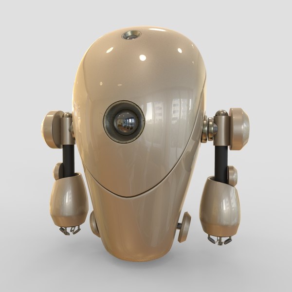 3D robot cartoon d model