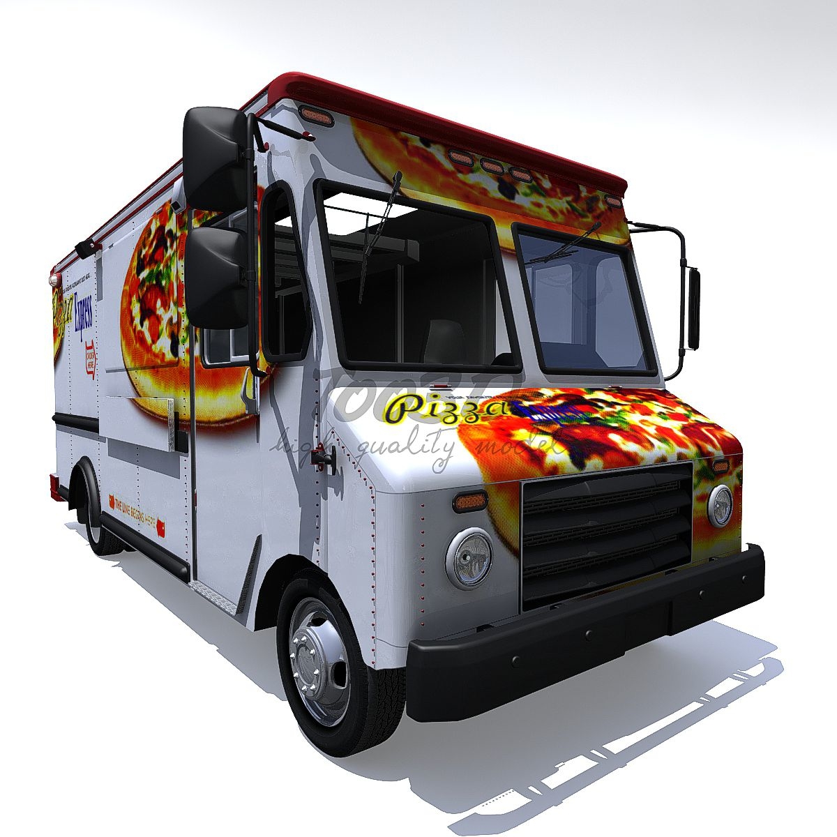 Truck food model TurboSquid 1192811