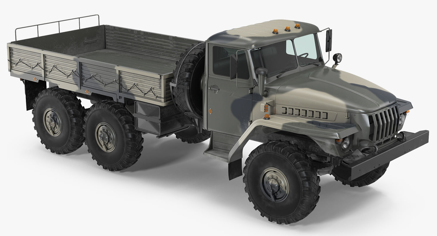 3D ural 4320 soviet cargo truck model - TurboSquid 1192838