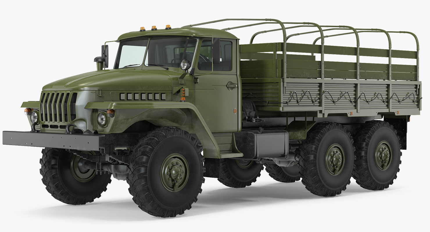 3D Ural 4320 Truck 6x6 - TurboSquid 1192840