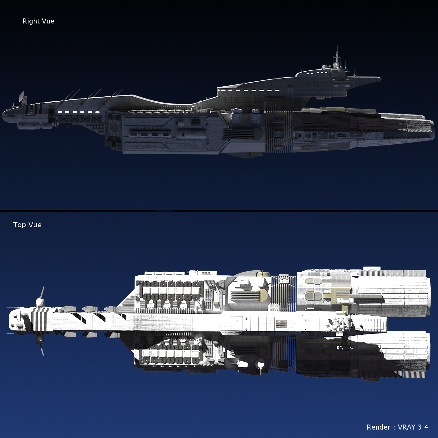 3D space explorer cruiser model - TurboSquid 1192863