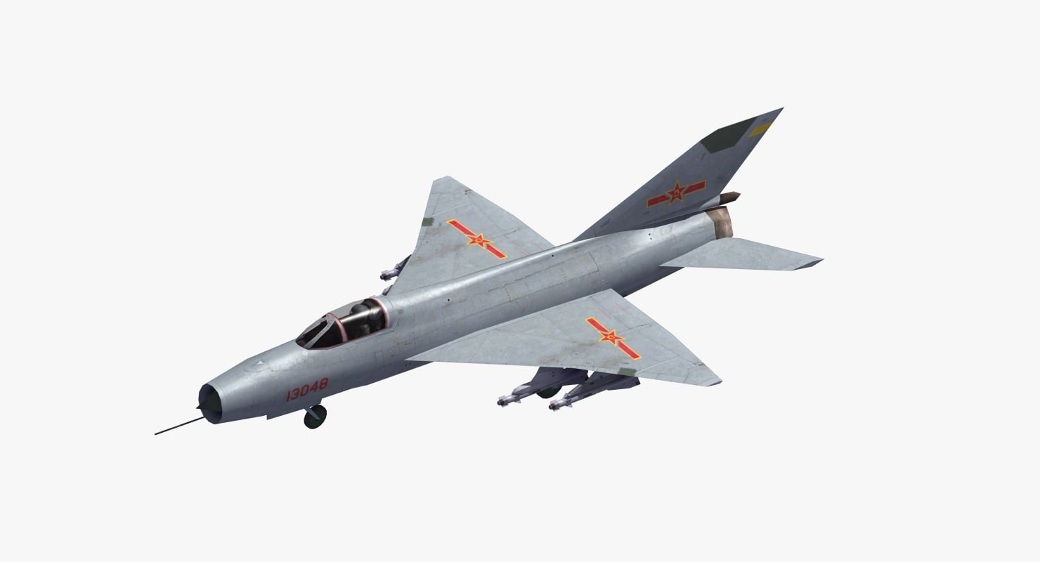 Plaaf J 7 Fishbed Fighter 3d Model Turbosquid