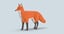 fox---stand 3D model
