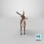 stag---standing 3D model