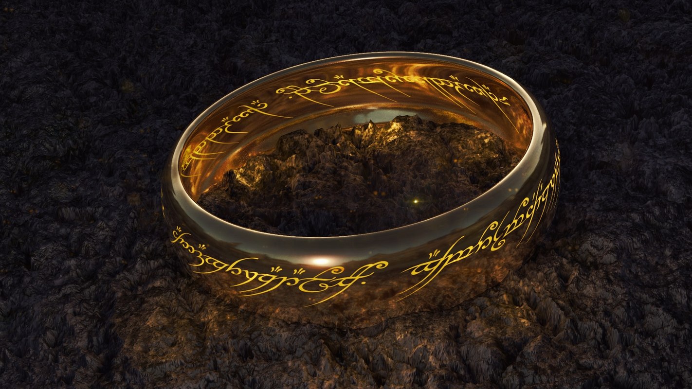 3D lord rings - omnipotence model 