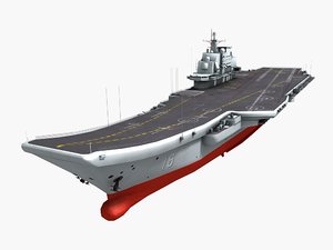 3D chinese aircraft carrier liaoning